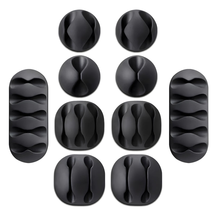 Desktop Cable Clip Organizer Set 10 Pcs