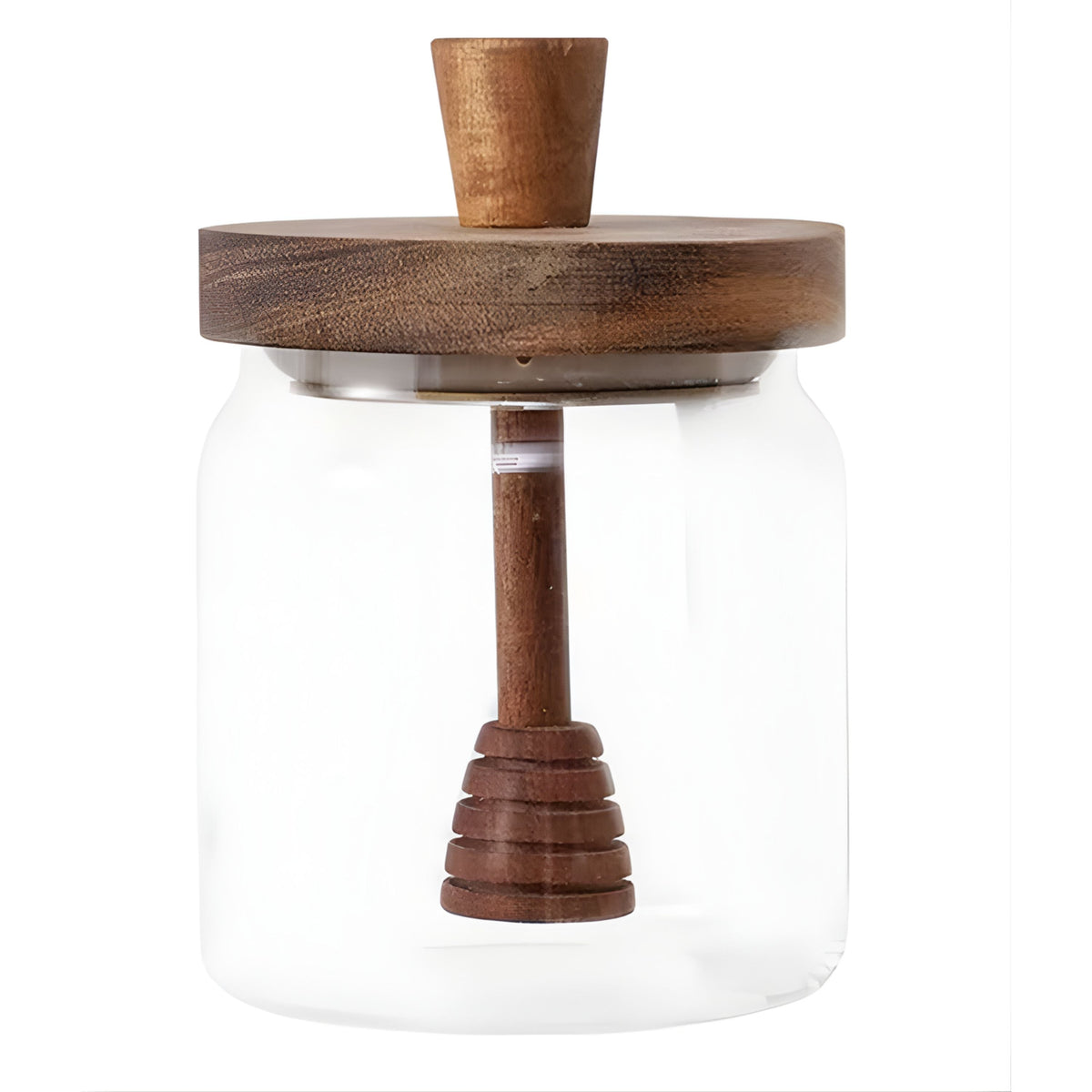 Glass Honey Storage Container Jar with Dipper